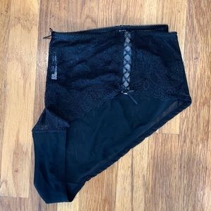 Adore Me Black Lace Panties